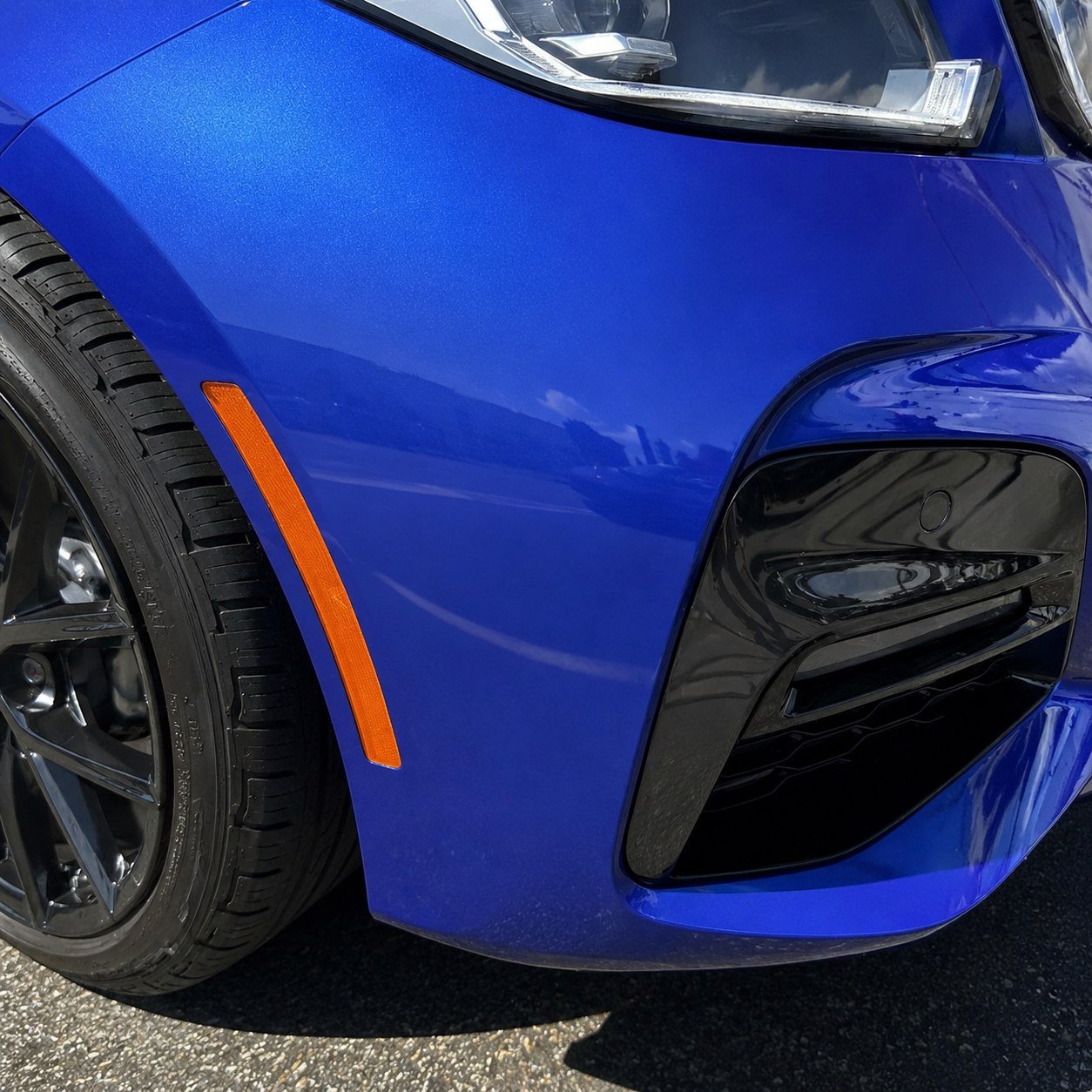 Bumper after scratch and paint correction